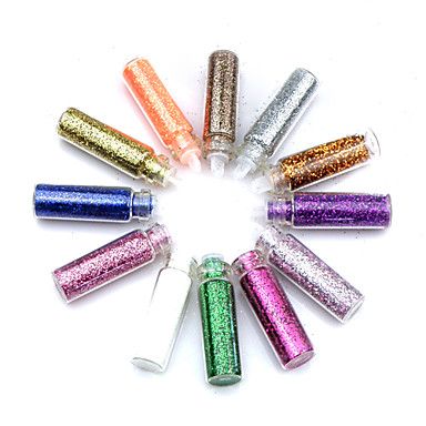 Kit Glitter em pó para Nail Art